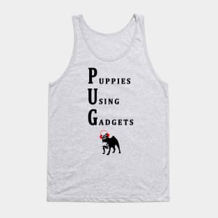 PUPPIES USING GADGETS Tank Top